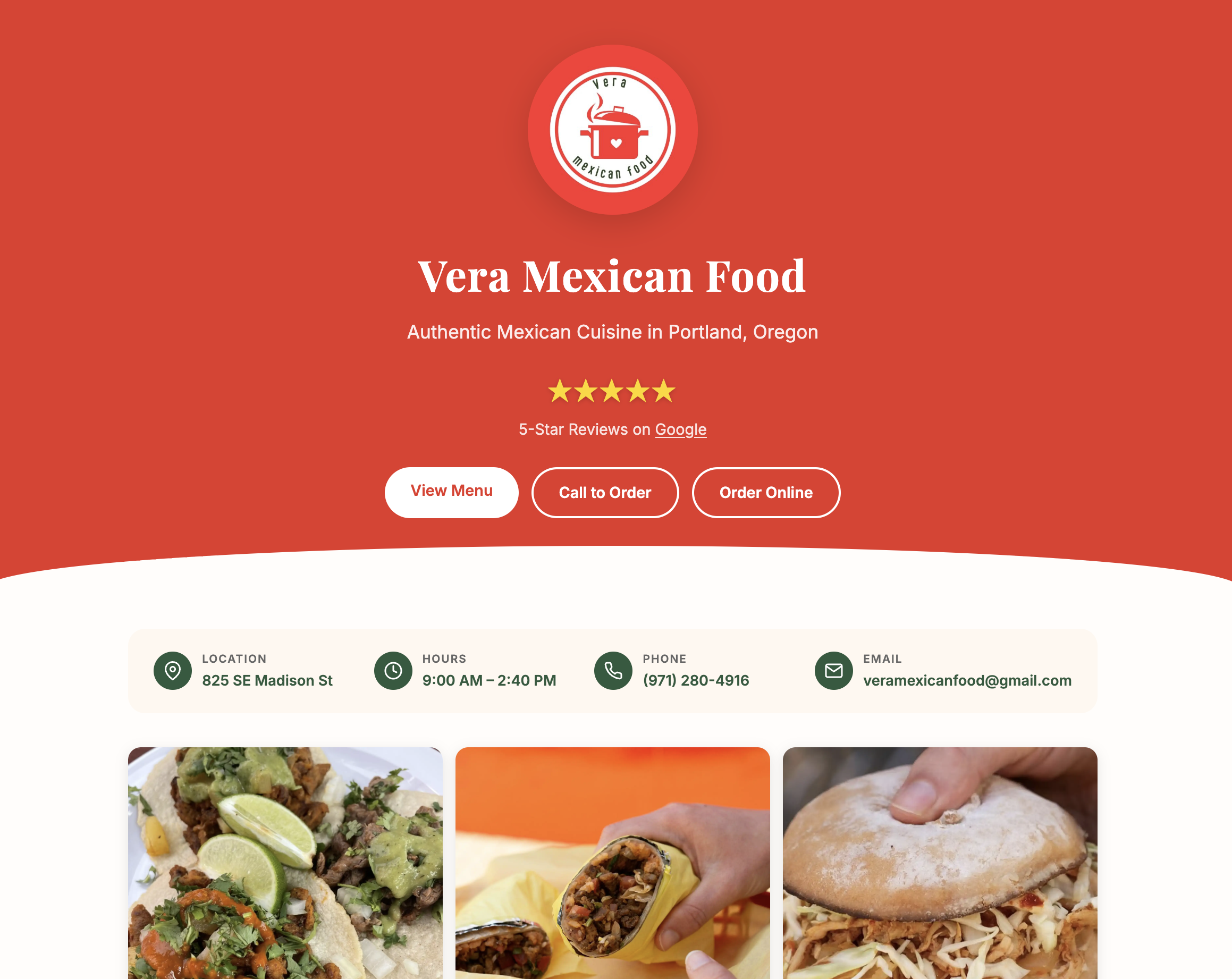Vera Mexican Food